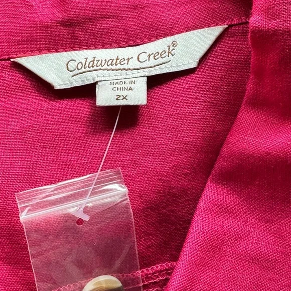 NWOT Coldwater Creek Linen Jacket - Picture 8 of 9